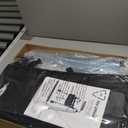 HolyHeal Walkers for Seniors with Basket and Glide Skis, 5" Wheels Lightweight Folding Walker, Support Up to 350 lbs, Height Adjustable Standard Compact Rolling Walker, Blue