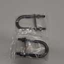 Antrader M8 U-Bolts,Stainless Steel Marine Boat Stern Bow Eye Tie Down U Bolt,Black,2 Sets