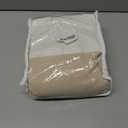 Boho Beige Shower Curtains for Bathroom Cotton Striped Shower Curtain with Tassel 72 X 72