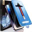 MAGIC JOHN 2 Pack for iPhone 14 Pro Privacy Screen Protector 6.1 inch[Not Max], Tempered Glass, Auto Dust-Elimination Installation, Bubble Free, Anti Scratch, Case Friendly