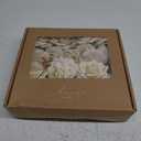 Ling's moment Artificial Flowers Fake Silk Orchid Faux Foam Roses Combo for DIY Wedding Bouquets Centerpieces Arrangements Bridal Shower Party Home Decorations, Tawny Beige & Sand Beige, 21pcs