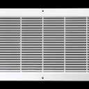 30" x 8" HVAC Return Air Grille - Plastic Never Rust Vent Duct Cover - for Wall & Ceiling [Outer Dimensions: 32w X 10" h]