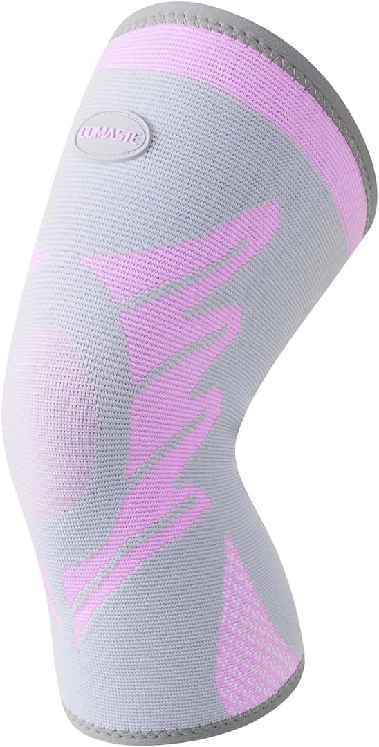 Sports Slim Knee Braces for Women - No-Slip Knee Compression Sleeve for Dance, Yoga, Knee Support for Knee Pain, Joint Pain Relief(Phalaenopsis, XL, Pack of 1)