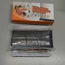 Holikme Door Draft Stopper Door Sweep Weather Stripping Noise Blocker Window Breeze Blocker Adjustable Draft Door Closers, Black