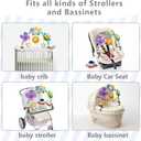 Musical Baby Stroller Arch, Travel Car Seat Toys, Baby Play Arch Crib Accessory, Mobile for Bassinet, Pram Activity Arch Bar for Babies Infants
