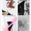 Braiding Human Hair 100g 18 Inch Deep Water Wave Bulk Human Hair for Braiding No Weft Brazilian Virgin Curly 11A Human Hair Extensions for Boho Braids