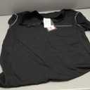 Mens Casual Polo Shirts Classic Short Sleeve Basic Golf Button Shirt with Pocket (Medium, Black)