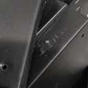 Dynaming Solar Flame Post Lights Outdoor, Solar Powered Lamps Fence Post Cap Lights, Flickering Flame LED Lantern Decorative Waterproof for Garden Deck Patio, Fit 4x4, 5x5 or 6x6 Wooden Posts, 4 Pack (Black)