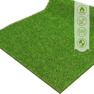 2 PCS Artificial Grass Turf Lawn 57"x36" Outdoor Rug, Realistic Turf for Garden, Yard, Home Landscape, Playground, Dogs Synthetic Grass Mat Fake Grass Rug