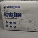 Westinghouse Electric Blanket Full, Heated Blanket Full Size with 10 Heating Levels and 1 to 12 Hours Heating Time Settings, Flannel to Sherpa Reversible, Machine Washable (80" x 84", Navy)