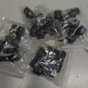 JiiinMiiin M14x1.5 Black Wheel Lug Bolts, WheelBolt Thread for Wheel Spacers, 17mm Hex, 45mm Thread Length, Conical Seat, 20 Pack