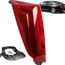 Left Driver Side Tail Light Compatible With 2013-2017 Cadillac XTS LED Rear Taillight Replace 23238005