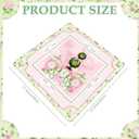 Seenelling Mahjong Mat Non-Slip Neoprene Mat 31.5", Porcelain Dog