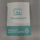 Timueetech A7 Waterproof Pill Organizer with 7 PCS L Size Zippered Pill Pouches for A7 Binder, Large BPA-Free Weekly Medicine Organizer, Color-Coded Reusable Travel Pill Storage System (White)