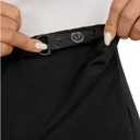 SHENHE Women's Maternity Skirt Knit Adjustable Waist Drawstring Maxi Skirt (Black, L)