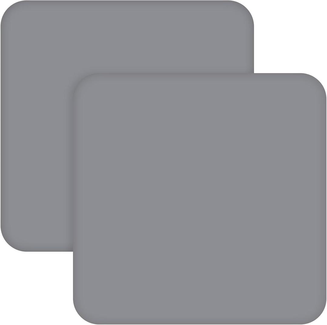 Square Playard/Playpen Fitted Sheets, Perfect for New Room2 / TotBloc Portable Playard, 2 Pack, Ultra Soft Microfiber, Fitted Playpen Sheet, Grey.
