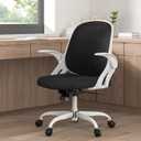 Home Office Chair Work Desk Chair Comfort Ergonomic Swivel Computer Chair, Breathable Mesh Desk Chair, Lumbar Support Task Chair with Wheels and Flip-up Arms and Adjustable Height