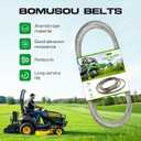 954-0349 754-0349 Drive Belt for Cub Cadet 46" 1180 1212 1800 GT2200 GT2300 LX460 LX465 LX466 Troy-Bilt Super Bronco MTD Toro Replace for 112-0317 754-0640 954-0640 754-0339A Aramid Cord 1/2" x 79"