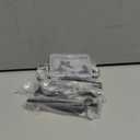 Lothee 4 Pcs Solid Brass Surface Bolts 4" Slide Latch Door Lock Bolt with Screws Anti Theft Security Lock for Top of French Door Gates(Rubbed Bronze)