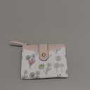 yiijay Small Wallet for Women RFID Blocking Tassle Bifold Slim Thin Leather Wallet Credit Card Holder Wallet Ladies Mini Wallet with Zipper Pocket