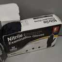 Schneider Vinyl Synthetic Exam Gloves, 4 Mil, Latex Free Disposable Gloves for Medical, Cooking, Cleaning, and Food Prep (02 Black(medium 100))