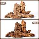6.1-8.1 Inches Natural Dragon Stone, 6 PCS Large Aquarium Rocks for Aquascaping, Terrariums, Reptile Tanks & Aquarium Dcor