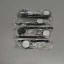 Outus Secure Pen with Adhesive Chain and Security Pen Holder for Home Office Supplies, Black Ink(6 Pieces)