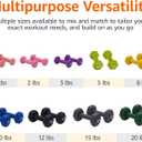 Amazon Basics Neoprene Dumbbell Hand Weights for Exercise and Muscle Toning