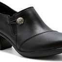 US 7.5 UZB Women's Slip-On Loafer Zip Leather Pump Shoes