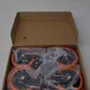 Caster Wheels Heavy Duty 5 Inch Stem Caster 2400Lbs, Threaded Stem Casters 1/2"-13 x 1(Stem Diameter 1/2", Stem Length 1"), Safety Locking Caster Set of 4, Industrial Castor Wheels for Cart,Furniture