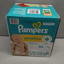 Pampers Baby Wipes Sensitive, Water Based Hypoallergenic and Unscented 504 Total (6 Flip-Top Packs)