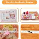 QIONG MENG Latch Hook Kits for Adults, DIY Valentines Day Cupid Pattern Pillow Cover Kit Needlework Cushion Cover Hand Craft Crochet for Home Sofa Decorations Gifts 17 x 17 Inch