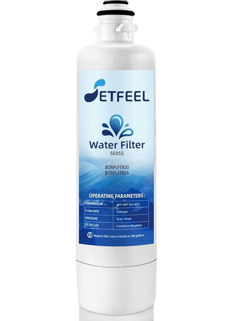 Water Filter Replacement for Bosch Ultra Clarity Pro BORPLFTR50, Replace BORPLFTR55 11032531 12033030, B36CD50SNS B36CT80SNS B36CL80ENS B36FD50SNS B22CS50 B36CD50, 3 Pack