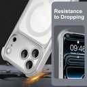 Magnetic Phone Case Made for iPhone 17 Pro Max 6.9 Inch, Silver