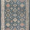 Gertmenian Indoor Area Rug - 5x7 Standard, Stain Resistant, Ideal for High Traffic Areas in Living Room, Bedroom, Entryway - Hadley, Blue, 38854