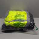 Safety jacket for men, Reflective high Visibility Hooded jacket, Hi-Vis Bomber Jacket with Pockets and Zipper, Waterproof, Black Bottom, ANSI/ISEA 107-2020 Type R Class 3, Lime