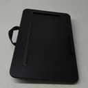 LAPGEAR Sidekick Pro Lap Desk with Device Ledge, Anti-Slip Strip and Phone Holder - Fits up to 15.6 Inch Laptops - Black - Style No. 44718