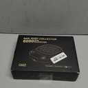 Nail Dust Collector, heemeei Protable 10 Speeds Dust Collector Nail Tech with 30 Pcs Disposable Filter Papers, 6000RPM Powerful Lightweight Nail Vacuum for Beginner Acrylic Nail Manicure Home Salon