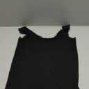 VAVONNE Camisole for Women, All Cotton, Airy Soft Comfy Tank Tops Cami Undershirt (Black/Lace Strap)