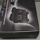 HChengkikz Car Seat Covers Full Set, Waterproof Neoprene Car Seat Covers, Airbag Compatible, Universal Automotive Seat Covers for Most Sedans, SUVs, Trucks (Black + Beige)