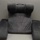 Reading Pillow for Sitting in Bed Adult, Back Pillow for Bed Sitting up, Backrest Pillow with Arms, Back Support Pillows for Gaming Lounging Watching TV, Medium 19" Grey (Medium (5'3"-5'10"))