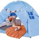 Twin Bed Canopy with Reinforced Rods | Cozy Bed Tent for Kids | Hideaway Canopy for Girls Room & Boys & Fort for Kids Indoor Play Time or Sleepy Time Foldable Toddler Bedroom Privacy Sleeping