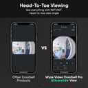 Wyze Wireless Video Doorbell Pro (Chime Included) with Easy-to-Use Design, 1440 HD Video, 1:1 Head-to-Toe View (1:1 Aspect Ratio), 2-Way Audio, Night Vision