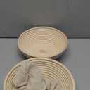 Bread Proofing Baskets Set of 2 8.5 inch Round Dough Proofing Bowls w/Liners Perfect for Home Sourdough Bakers Baking