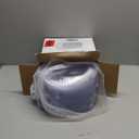 FOCUSLINE 100 Count Clear Plastic Plates 9 Inch, Disposable Heavy Duty Dinner Plates- Premium Hard Plastic Plate Fancy Disposable Clear Plates for Weddings, Parties and Events