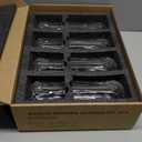 Ruckae Drinking Glasses Set of 8,11 oz and 7 oz Kitchen Water Glass Cups Set,Clear Curvature Glassware Dishwasher Safe,Mixed Drinkware for Beer,Juice,Cocktail,Whiskey,Milk and Various Mixed Drinks