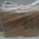 230L (60 Gal) Extra Large Fashion Laundry Sorter 3 Section with Lid, Rolling Laundry Basket Hamper with Handle, Laundry Organizer Storage Cart with Sturdy Metal Frame for Laundry Room, Hotel, White