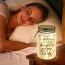 Kenon Mason Jar Night Light Gift for Daughter, Mothers Day Gifts for Daughter from Mom Dad, Home Decoration Lights, Personalized Night Light Birthday Graduation Christmas Gift for Daughter