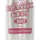 Clear Cups - 7 Oz - Plastic, Case Of 1200, 12 Packs X 100 - For Parties, Catering & Everyday Use, Small