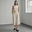 MUSSHOE Women's Flats Dressy Pointed Toe Comfortable Bowknot Ballet Flats Shoes (7, Black White)